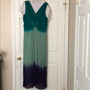 Long blue ombre maternity dress Seraphine